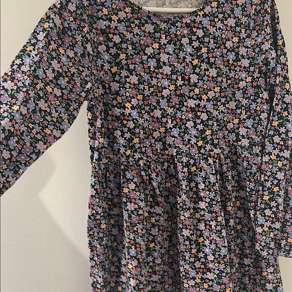 H&M Black and Pink Bishop Sleeve Sundress - Picture 3 of 6